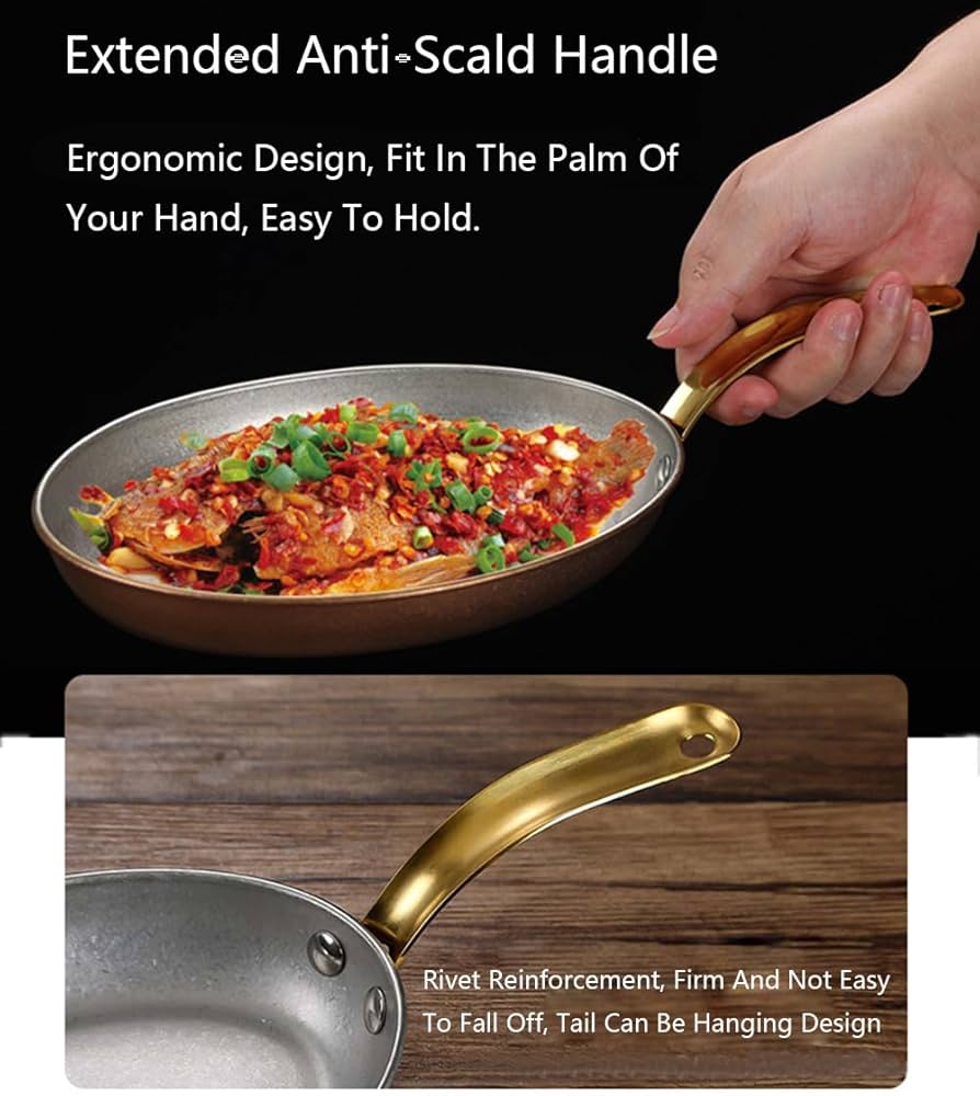 Amazon | 6 つのサイズ楕円形スペイン パエリア鍋シングル